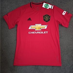Manchester United red Adidas/Chevrolet/Kohler Home football jersey